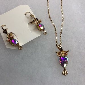 Owl Necklace Set